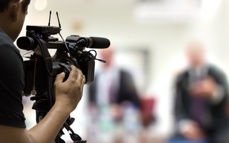 ekipa filmowa na planie